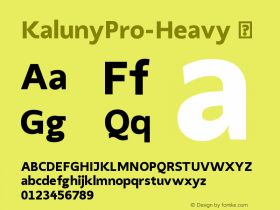 KalunyPro-Heavy