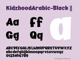 KidzhoodArabic-Black