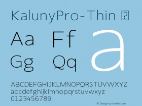 KalunyPro-Thin
