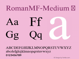 RomanMF-Medium