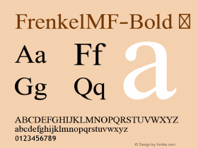 FrenkelMF-Bold