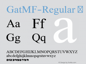 GatMF-Regular