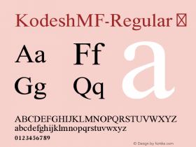 KodeshMF-Regular
