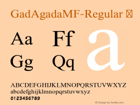 GadAgadaMF-Regular