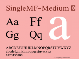 SingleMF-Medium