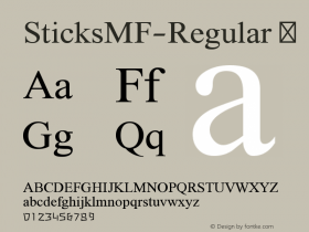 SticksMF-Regular