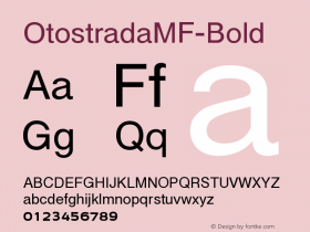 OtostradaMF-Bold
