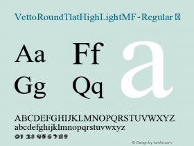 VettoRoundTlatHighLightMF-Regular