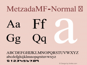 MetzadaMF-Normal
