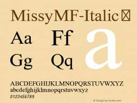 MissyMF-Italic