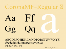 CoronaMF-Regular