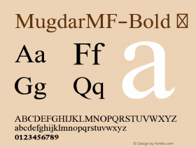 MugdarMF-Bold