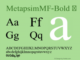 MetapsimMF-Bold