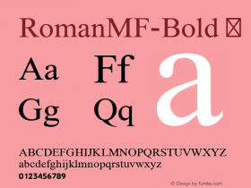RomanMF-Bold