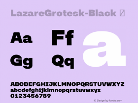 LazareGrotesk-Black