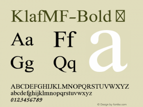 KlafMF-Bold