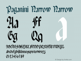 Paganini Narrow