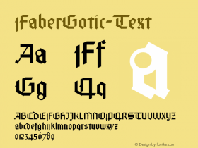 FaberGotic-Text