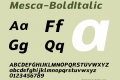 Mesca-BoldItalic