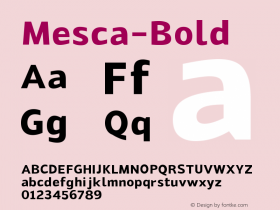 Mesca-Bold