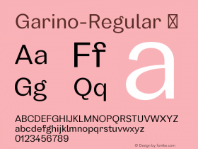 Garino-Regular