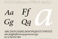 DTLValianceTPRO-Italic