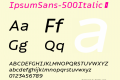 IpsumSans-500Italic