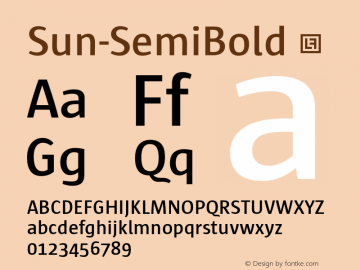 Sun-SemiBold