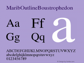 MaribOutlineBoustrophedon