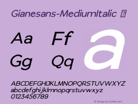 Gianesans-MediumItalic