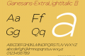 Gianesans-ExtraLightItalic