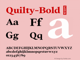 Quilty-Bold