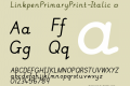 LinkpenPrimaryPrint-Italic