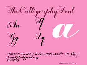 TheCalligraphyFont