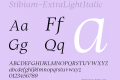 Stibium-ExtraLightItalic