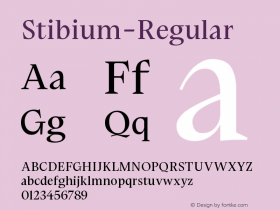 Stibium-Regular