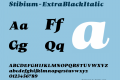 Stibium-ExtraBlackItalic