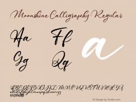 Moonshine Calligraphy