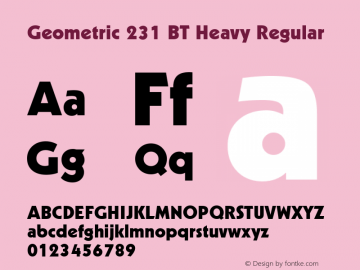 Geometric 231 BT Heavy