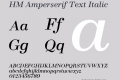 HM Amperserif Text