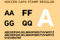 HOCCEN CAPS STAMP