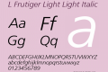 L Frutiger Light