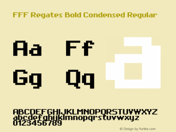 FFF Regates Bold Condensed