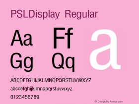 PSLDisplay