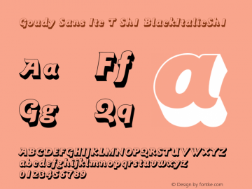 Goudy Sans Itc T Sh1