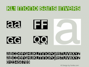 KL1 Mono Sans