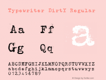 Typewriter DirtY