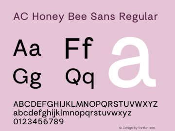 AC Honey Bee Sans