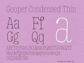 Gooper Condensed