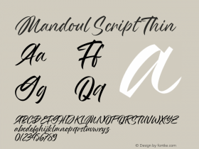 Mandoul Script